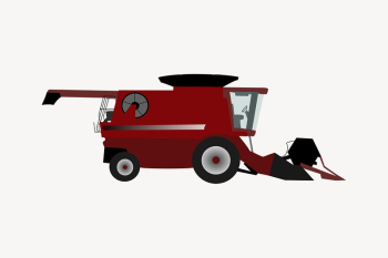 Combine harvester clipart illustration psd. | Free PSD - rawpixel Combine harvester clipart illustration psd. | Free PSD - rawpixel