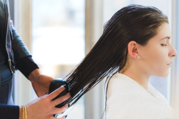 Combing Hair At Salon Combing Hair At Salon