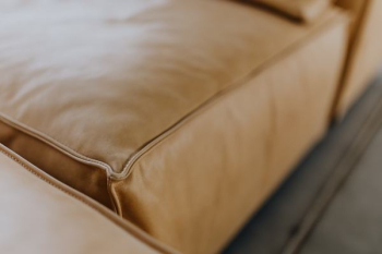 Come up of Modern & Contemporary Tan Leather Sofa Come up of Modern & Contemporary Tan Leather Sofa