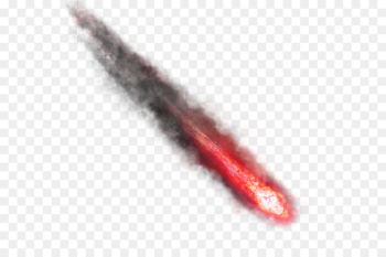 Comet Meteoroid Asteroid - Red dream meteor decoration pattern 