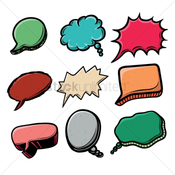 Comic bubbles