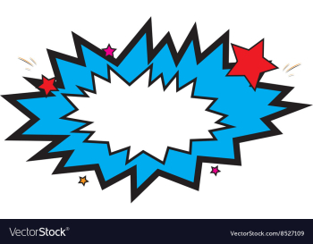 Comic Burst vector image
