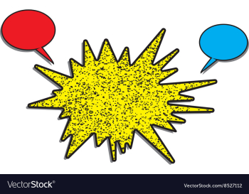 Comic Burst vector image