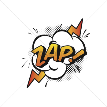 Comic effect zap Comic effect zap