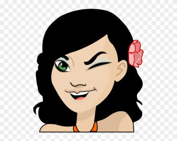 Comic Girl Winking Clip Art At Clker - Girl Winking Clipart Comic Girl Winking Clip Art At Clker - Girl Winking Clipart
