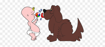 Comic Image Of A Baby And A Dog - Baby And Dog Cartoon Comic Image Of A Baby And A Dog - Baby And Dog Cartoon