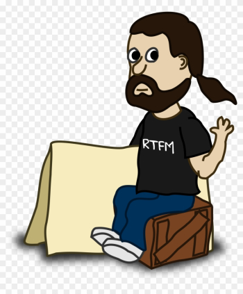 Comic People Clipart - Cartoon Character Sitting Comic People Clipart - Cartoon Character Sitting