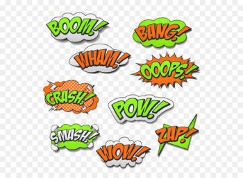 Comic style language Comic style language
