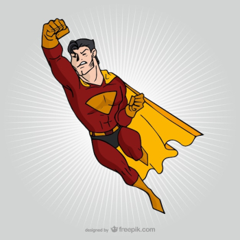 Comic style superhero Comic style superhero