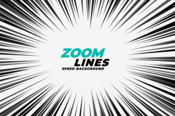 Comic zoom lines motion background Free Vector
