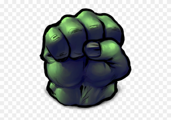 Comics Hulk Fist Icon - Desenho Mão Do Hulk