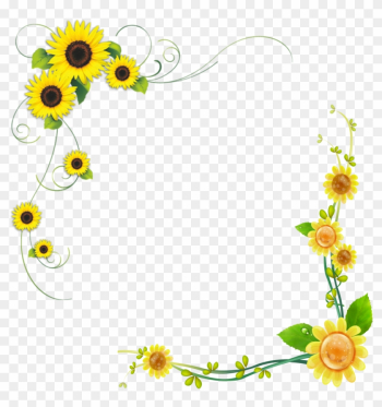 Common Sunflower Floral Design - Sunflower Borders Common Sunflower Floral Design - Sunflower Borders