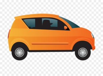 Compact car Vector Motors Corporation Clip art - Orange vector car 