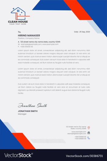 company letterhead design