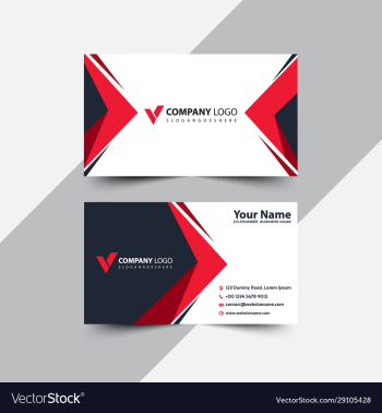 company modern creative and clean business card te