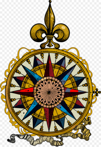 Compass rose Stock photography Antique Wind rose - Retro compass 