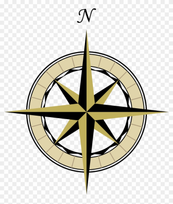 Compass Vintage Steampunk Clip Art Pass Rose The Graphics - Map Compass Rose Png