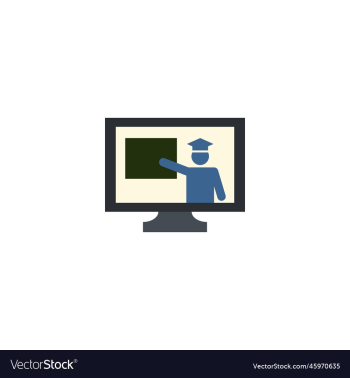 computer-based training creative icon from computer-based training creative icon from