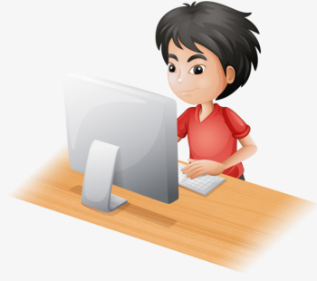 Computer Boy, Computer Clipart, Boy Clipart, Boy PNG Image and ...
