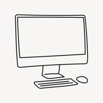 Computer clipart, digital device line | Free Vector Illustration - rawpixel Computer clipart, digital device line | Free Vector Illustration - rawpixel