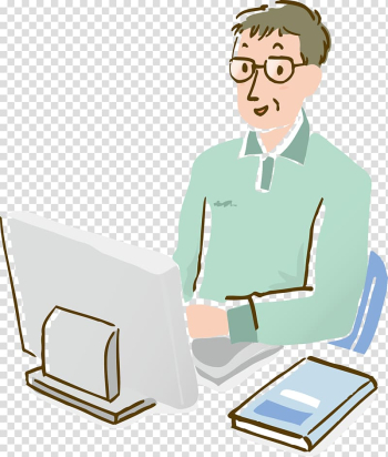 Computer Euclidean , white collar work material transparent background PNG clipart