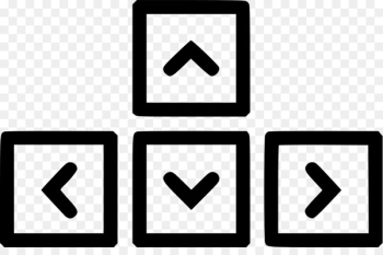 Computer keyboard Arrow keys Button - Arrow Computer keyboard Arrow keys Button - Arrow