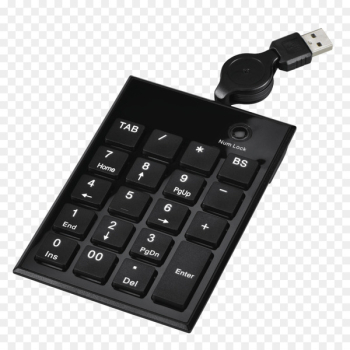 Computer keyboard Computer mouse Hama "SK140" Slimline Keypad Hama Photo Hama SK140 Slimline Keypad schwarz - computer mouse 