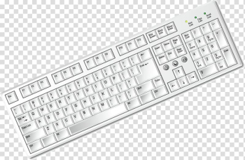 Computer keyboard Computer mouse, White keyboard decoration design transparent background PNG clipart