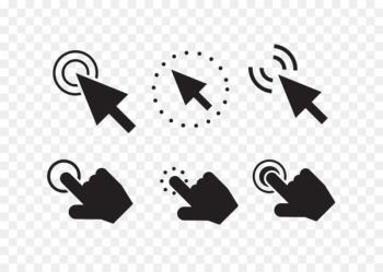Computer mouse Arrow Button Icon - Mouse click button 