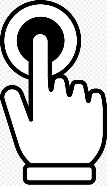 Computer mouse Cursor Icon - Click the hand symbol 