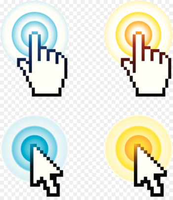 Computer mouse Cursor Pointer Icon - Computer cursor arrows 