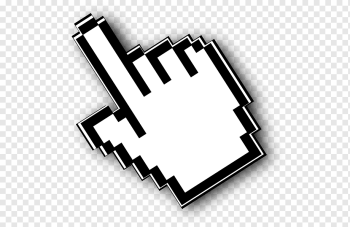 Computer mouse Pointer Cursor Icon, Mouse Cursor, mouse pointer pointing hand icon, angle, text, monochrome png