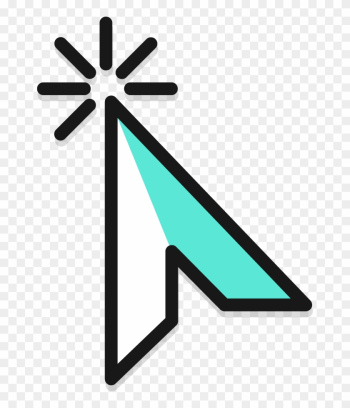 Computer Mouse Pointer Cursor Point And Click - Click Vector Png