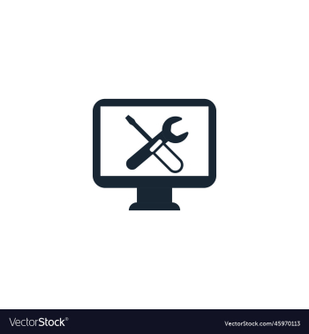 computer repair creative icon filled from computer repair creative icon filled from