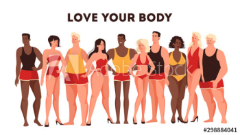Concept of body positive Concept of body positive