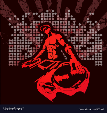Concert poster vector image Concert poster vector image