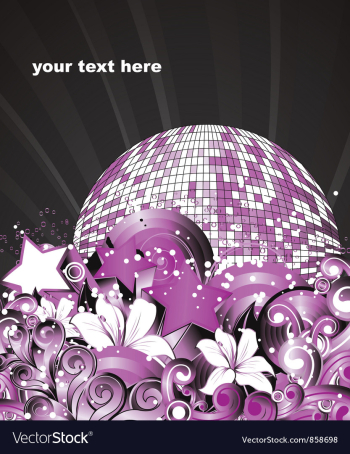 Concert poster vector image Concert poster vector image