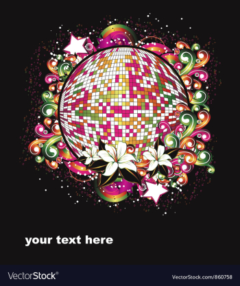 Concert poster vector image Concert poster vector image