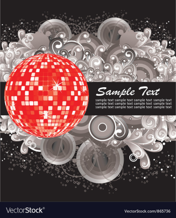 Concert poster vector image Concert poster vector image