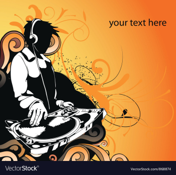 Concert poster vector image Concert poster vector image