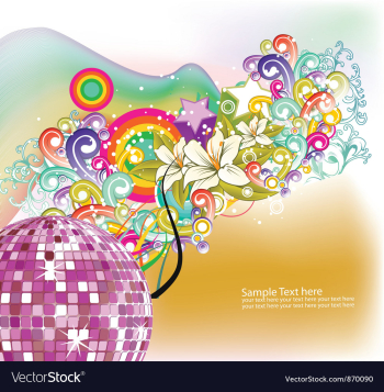 Concert poster vector image Concert poster vector image