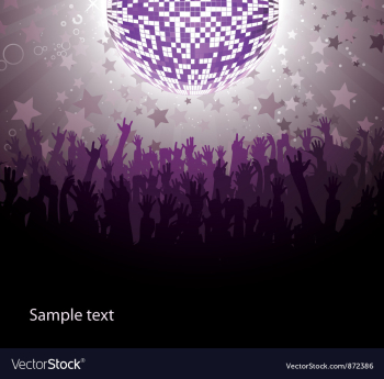 Concert poster vector image Concert poster vector image