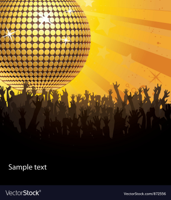 Concert poster vector image Concert poster vector image