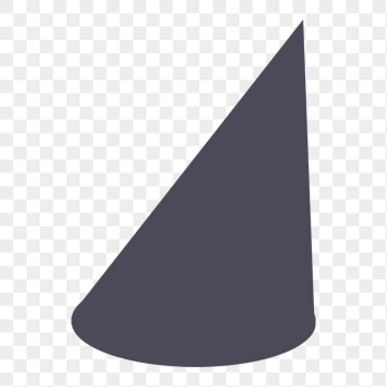 Cone shape png sticker, transparent | Free PNG - rawpixel