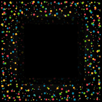 Confetti background with space for your text Confetti background with space for your text