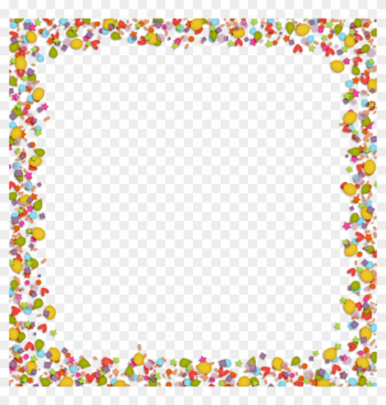 Confetti Clipart Border For Kids - Background For Microsoft Word