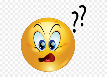 Confused Emoji Clipart - Confused Emoticons