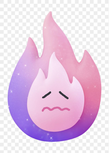 Confused flame png sticker, 3D | Free PNG - rawpixel