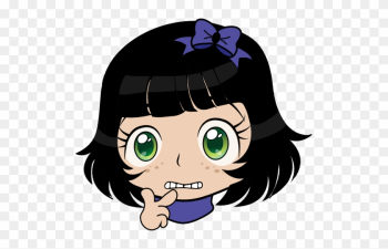 Confused Girl Manga Smiley Emoticon Clipart - Confused Girl Clipart Confused Girl Manga Smiley Emoticon Clipart - Confused Girl Clipart