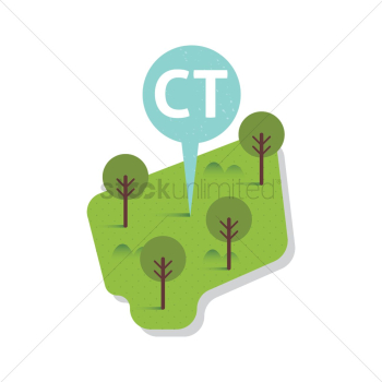 Connecticut state map Connecticut state map